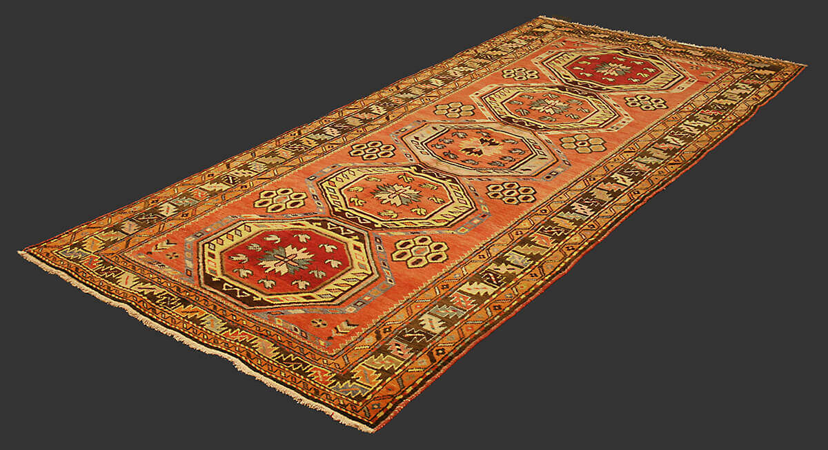 Antique Caucasian Kazak Carpet n: 5893